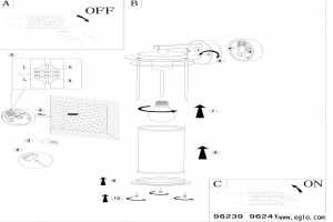 Светильник на штанге Eglo ПРОМО Valdeo 96239 - 2