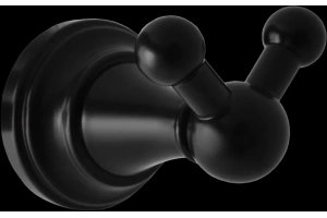 Крючок двойной Rav Slezak Morava черный матовый