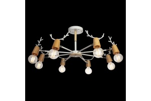 Люстра на штанге Loft it Sven 10024/8 White - 2