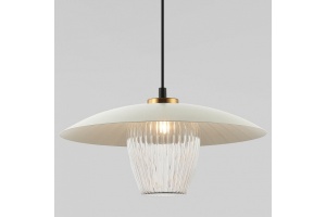 Подвесной светильник Eurosvet Kamari 50259/1 белый/прозрачный