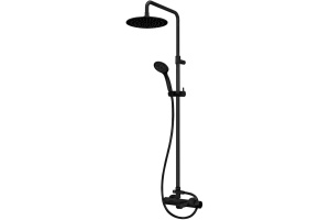 Душевая стойка Cezares черная матовая