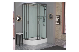 Душевая кабина Frank Brilliant 120х80 правая стекло матовое - 3
