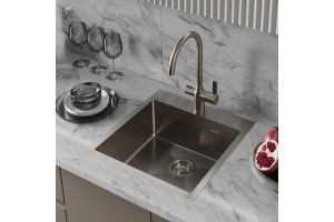 Мойка нержавеющая сталь, сатин - 3