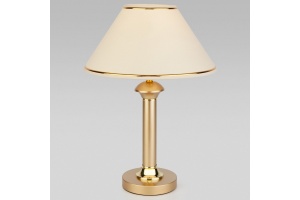 Настольная лампа декоративная Eurosvet Lorenzo 60019/1 перламутровое золото