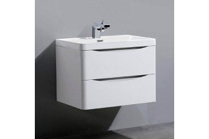 Тумба с раковиной BelBagno Ancona-N 60 bianco lucido подвесная