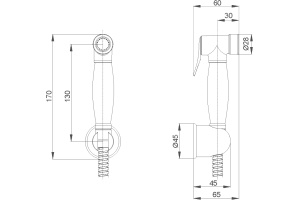 Гигиенический душ Veragio Kit VR.KIT-2223.CR хром - 2
