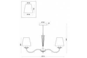 Потолочная люстра Freya Osborn FR2027PL-05N - 2