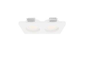 Встраиваемый светильник Maytoni Technical Gyps Modern DL002-GU10-02-W