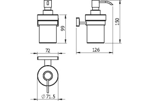 Дозатор Langberger Alster 10921A - 3