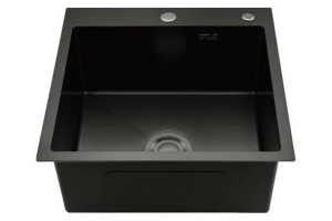 Кухонная раковина Gappo 50х50 черная