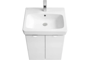Тумба с раковиной Aquaton Скай 55 белый - 2