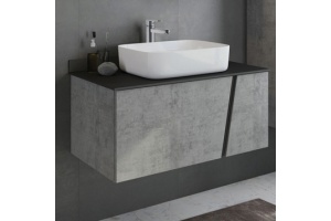 Мебель для ванной Comforty Эдинбург 90 бетон светлый - 3