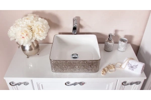 Столешница Бриклаер Адель 105 белый глянцевый (4627125413902)