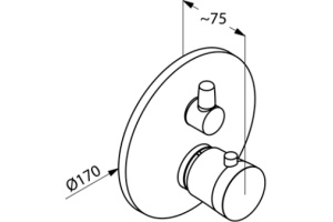 Термостат Kludi Balance для душа 528350575 - 2
