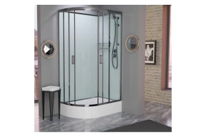 Душевая кабина Frank Brilliant 120х80 правая стекло матовое - 3