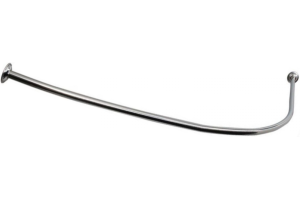 Карниз для ванны 170х90 см Aquatek Дива KARN-0000004, хром