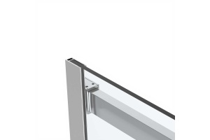 Душевая дверь в нишу Vincea Como Soft 130х195 профиль хром стекло прозрачное  - 3