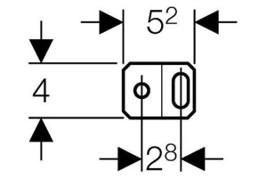 Комплект крепления для инсталляций Geberit  (242.048.00.1) - 3