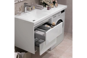 Тумба под раковину Opadiris Фреш 56 под стиральную машину белый - 2