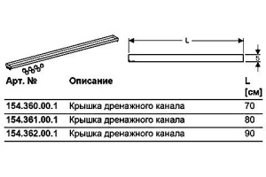 Дизайн-решетка Geberit  (154.360.00.1) - 3