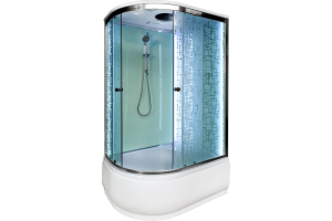Душевая кабина Deto ЕМ 120х80 (EM4512RLED+GM)