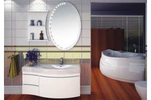 Мебельная раковина Aquanet Опера 115 R - 3