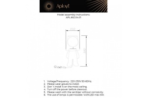 Настольная лампа декоративная Aployt Kosett APL.652.04.01 - 2