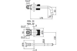 Смеситель для раковины Paffoni JO JO006NO70 - 2