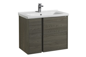 Тумба под раковину Aquaton Стоун 80 темное дерево - 2