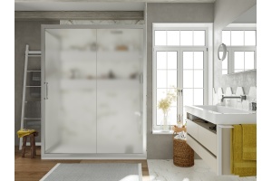 Душевой уголок STWORKI Эстерсунд DE019R90120200 120x90 см профиль хром матовый, стекло матовое, прямоугольный - 2