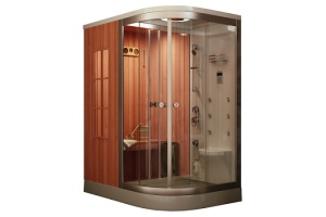 Душевая кабина Frank 170х110 левая с финской сауной