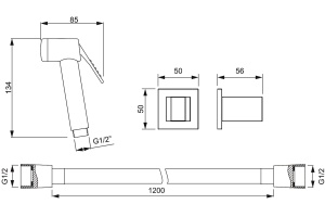 Гигиенический душ Timo SG-3054/03 черный - 2