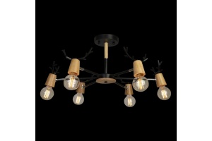 Люстра на штанге Loft it Sven 10024/6 Black - 2