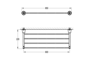 Swedbe Terracotta Art Полотенцедержатель 2539 - 2