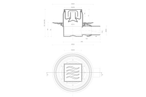 Душевой трап Pestan Confluo Standard Dry 1 - 2