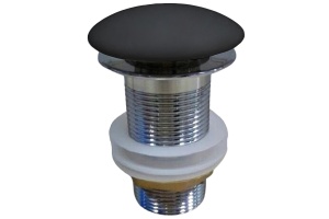 Донный клапан Vincea черный матовый