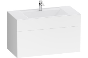 Тумба с раковиной Am.Pm Inspire V2.0 100 белый матовый