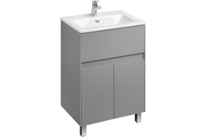 Тумба под раковину Aquaton Форест 60 серый матовый - 2