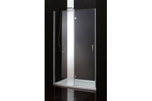 Душевая дверь Cezares Bergamo 90 хром стекло прозрачное - 2