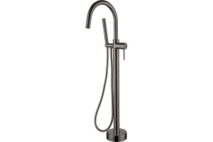 Смеситель напольный Boheme Uno черный матовый