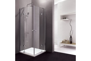 Душевой уголок Cezares Verona 90х90 хром стекло прозрачное