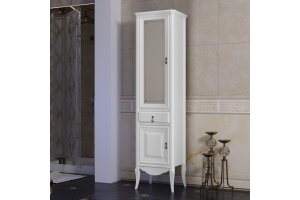 Шкаф-пенал Opadiris Лоренцо 45 L белый матовый