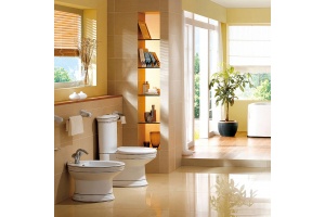 Биде напольное Ceramalux Classic белый (1410) - 2