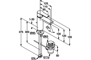 Смеситель Kludi Zenta SL для раковины 482900565 - 2
