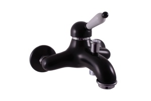 Смеситель для ванны Rav Slezak Labe черный матовый - хром