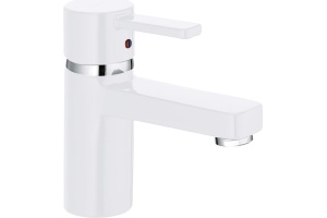 Смеситель для раковины Kludi  белый, хром (382519175)