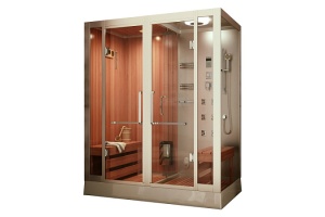 Душевая кабина Frank 170х120 левая с финской сауной