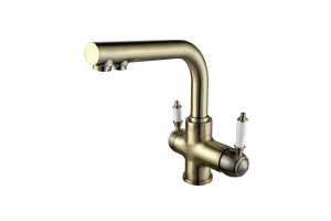 Смеситель для кухонной мойки Lemark Villa бронза (LM4861B)