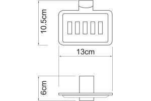 Мыльница Wasserkraft Leine K-5069 - 3