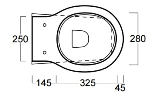 Сиденье для унитаза Simas LONDRA белое с системой микролифт - 2